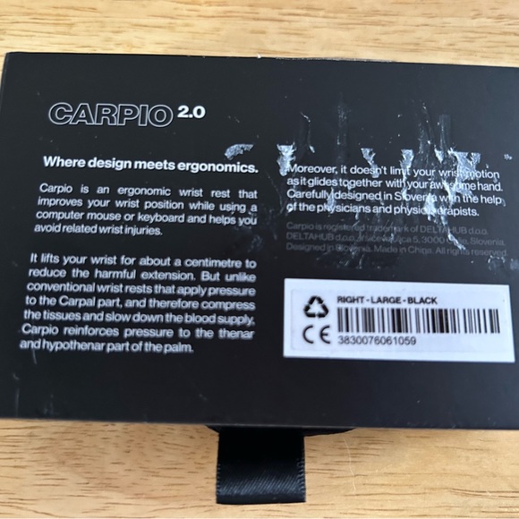 Deltahub Carpio 2.0 right handed ergonomic wrist rest - Picture 4 of 7